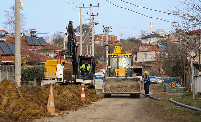 Bakırlı Mahallesi’nin 2 Bin 500 Metrelik İçme Suyu Hattı Yenileniyor