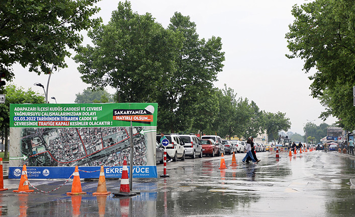 Kudüs Caddesi’nde Çalışmalar Haftasonu Da Devam Ediyor